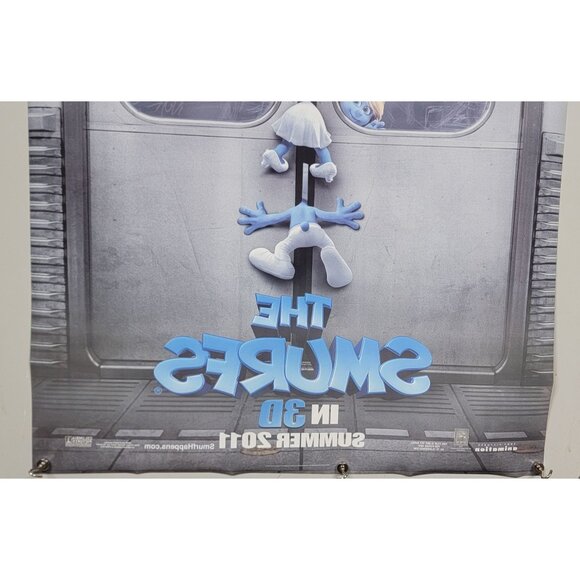THE SMURFS Movie Poster Double Sided Original 27x40 - Picture 7 of 9